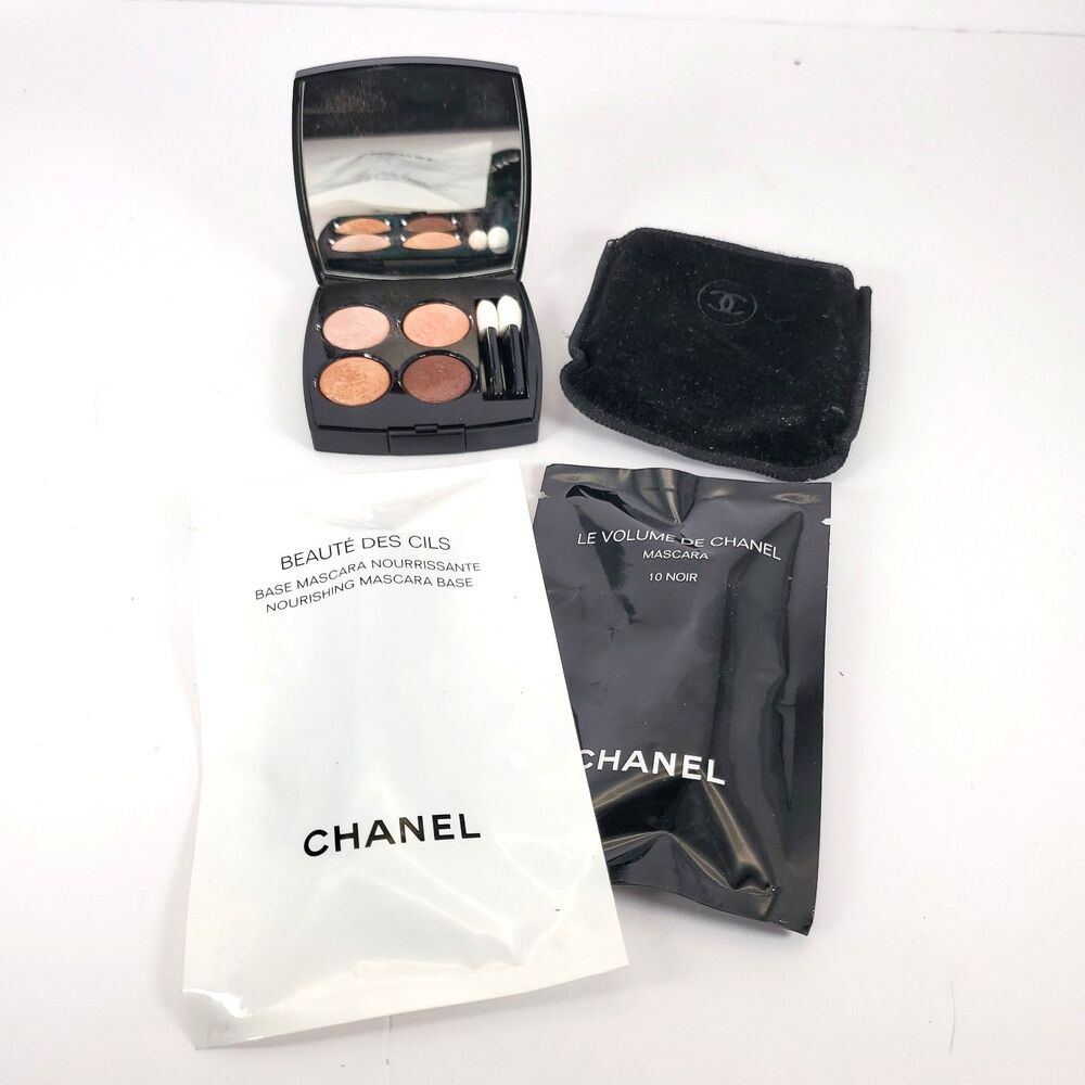 CHANEL Les 4 Ombres 79 Spices + Le Volume Mascara & Lash Base Set